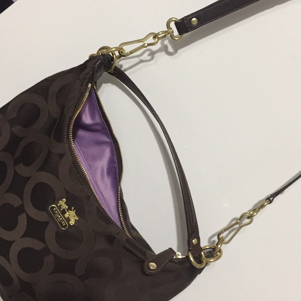 Brown Coach Purse - Picture 4 of 6